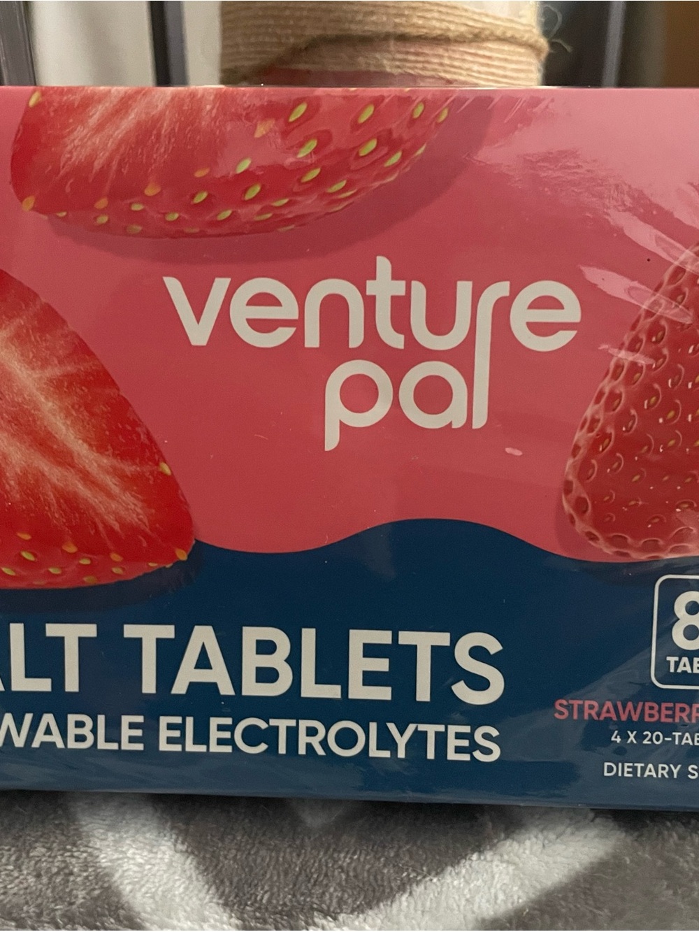 Pink Electrolyte Tablets – Strawberry Flavor
